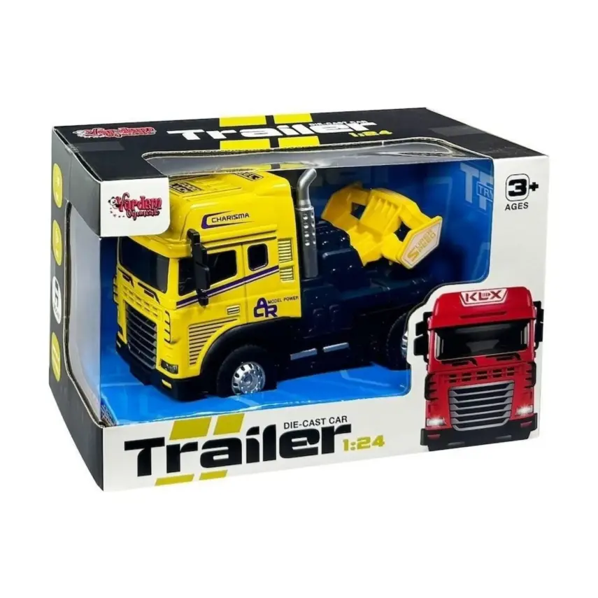 Vardem Sürtmeli Işıklı Müzikli 1:24 Beton Mikseri Tır - 1