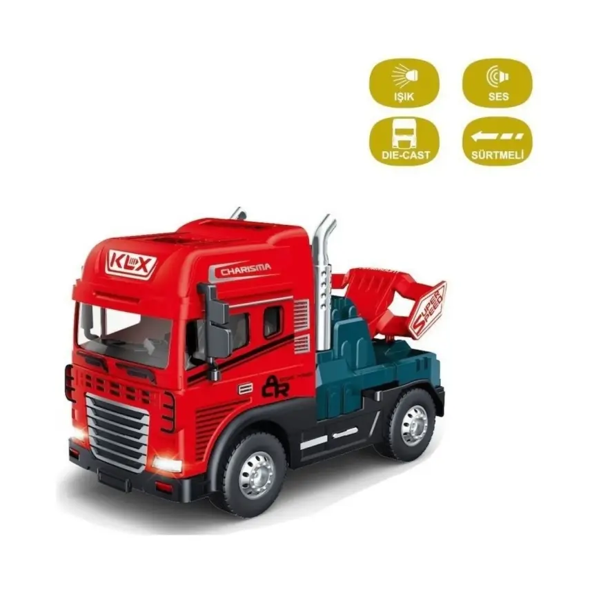 Vardem Sürtmeli Işıklı Müzikli 1:24 Beton Mikseri Tır - 5
