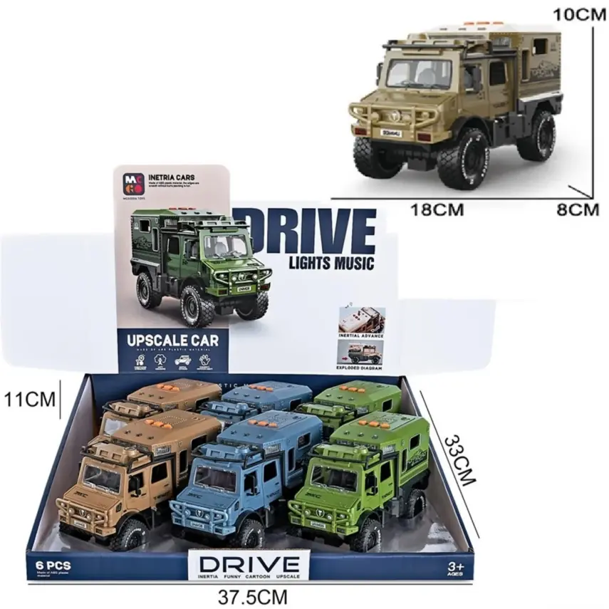 Vardem Sürtmeli Işıklı Müzikli Lüks Off-Road Karavan - 1