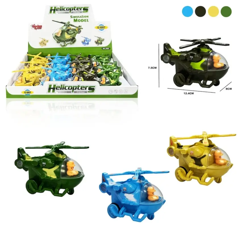 Vardem Sürtmeli Kamuflajlı Pilotlu Helikopter - 6