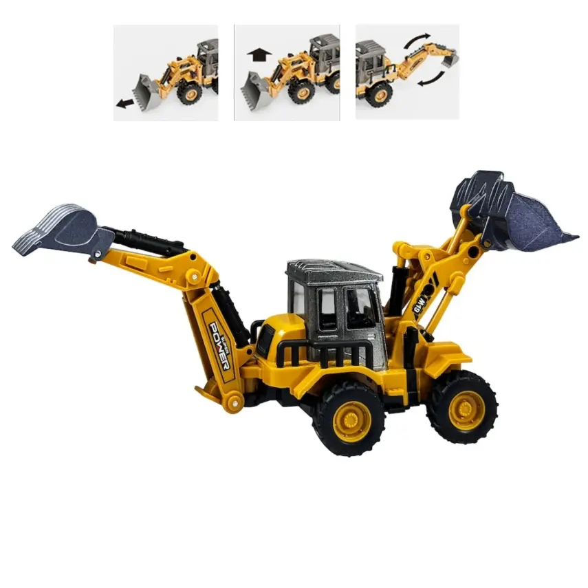 Vardem Sürtmeli Metal 1:70 Kazıcı Ve Yükleyici - 2