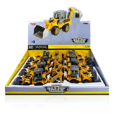 Vardem Sürtmeli Metal 1:70 Kazıcı Ve Yükleyici - 3