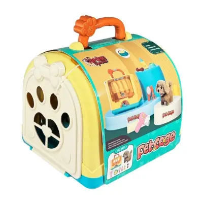 Vardem Taşıma Çantalı Hareketli Pilli Köpek Set1 Pet Shop