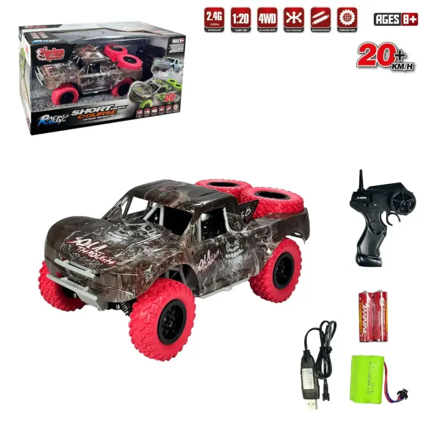 Vardem Uzaktan Kumandalı Full Fonksiyon 2.4G Şarjlı 1:20 Drift Araba - 1