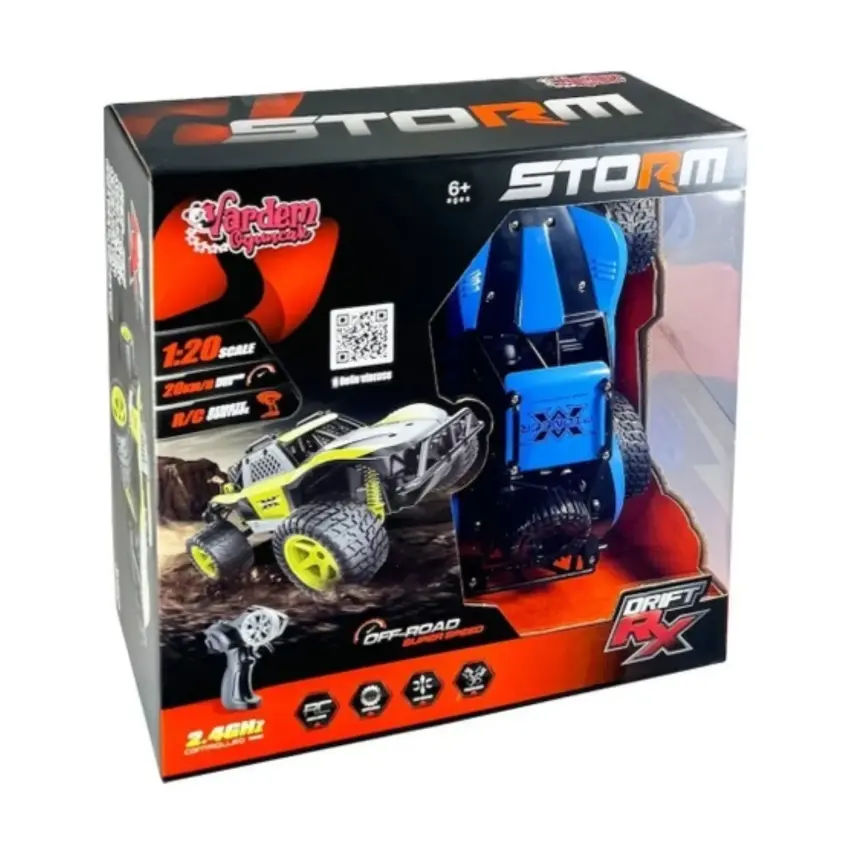 Vardem Uzaktan Kumandalı Full Fonksiyon 2.4Ghz Şarjlı Storm Drift Araba 1:20 - 1