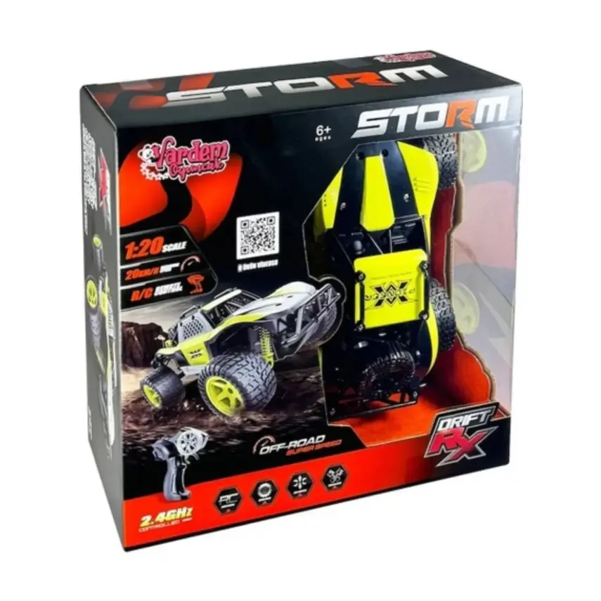 Vardem Uzaktan Kumandalı Full Fonksiyon 2.4Ghz Şarjlı Storm Drift Araba 1:20 - 2