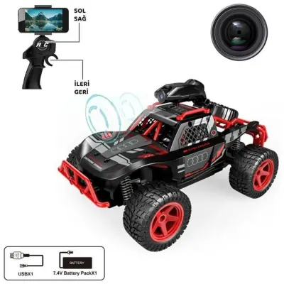 Vardem Uzaktan Kumandalı Full Fonksiyon Şarjlı 2.4G Kameralı Off Road Araba - 3