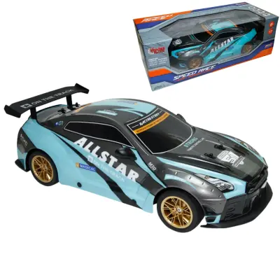 Vardem Uzaktan Kumandalı Full Fonksiyon Şarjlı Işıklı 2.4G 1:10Pvc Hızlı Araba - 3