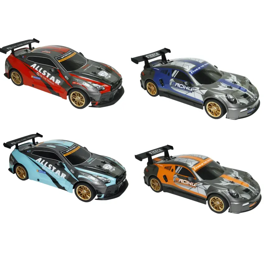 Vardem Uzaktan Kumandalı Full Fonksiyon Şarjlı Işıklı 2.4G 1:10Pvc Hızlı Araba - 1