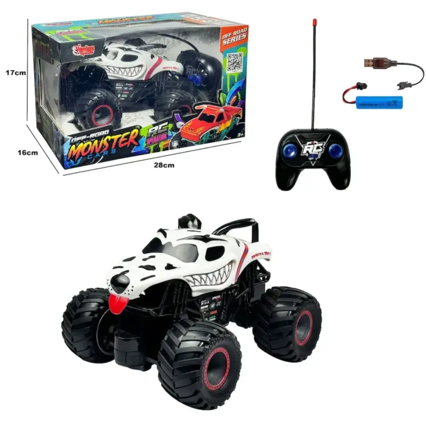 Vardem Uzaktan Kumandalı Full Fonksiyon Şarjlı Monster Jeep - 4