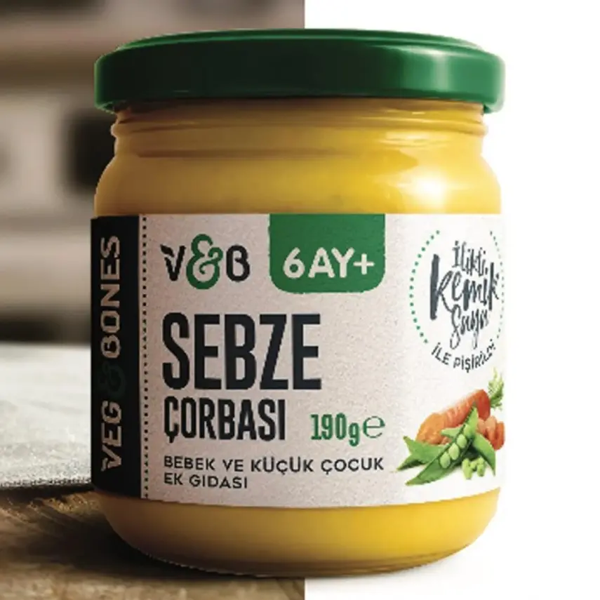 Veg&Bones İlikli Kemik Suyu Sebze Çorbası 190 gr - 1