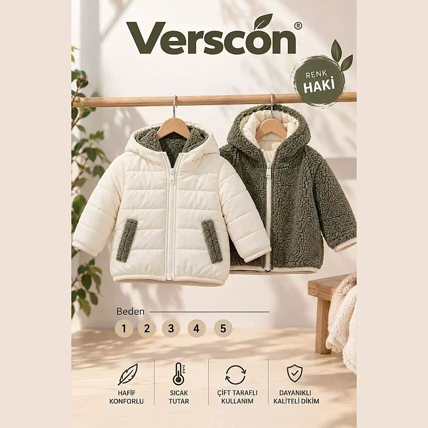 Verscon Mont Çift Taraflı Haki - 4