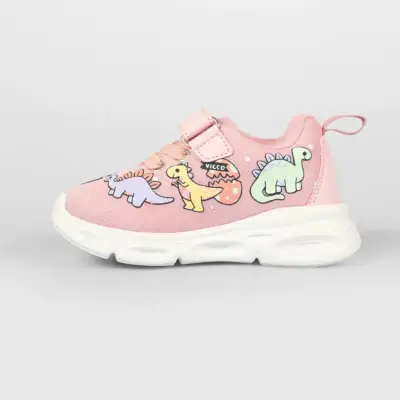 Vicco Dino Ayakkabı Spor Patik Işıklı Phylon Pudra - 7