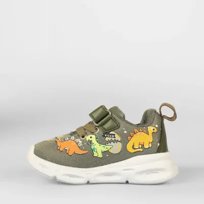 Vicco Dino Erkek Bebek Spor Ayakkabı Işıklı Phylon Haki - 12