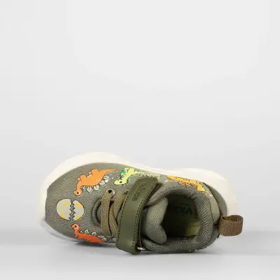 Vicco Dino Erkek Bebek Spor Ayakkabı Işıklı Phylon Haki - 13