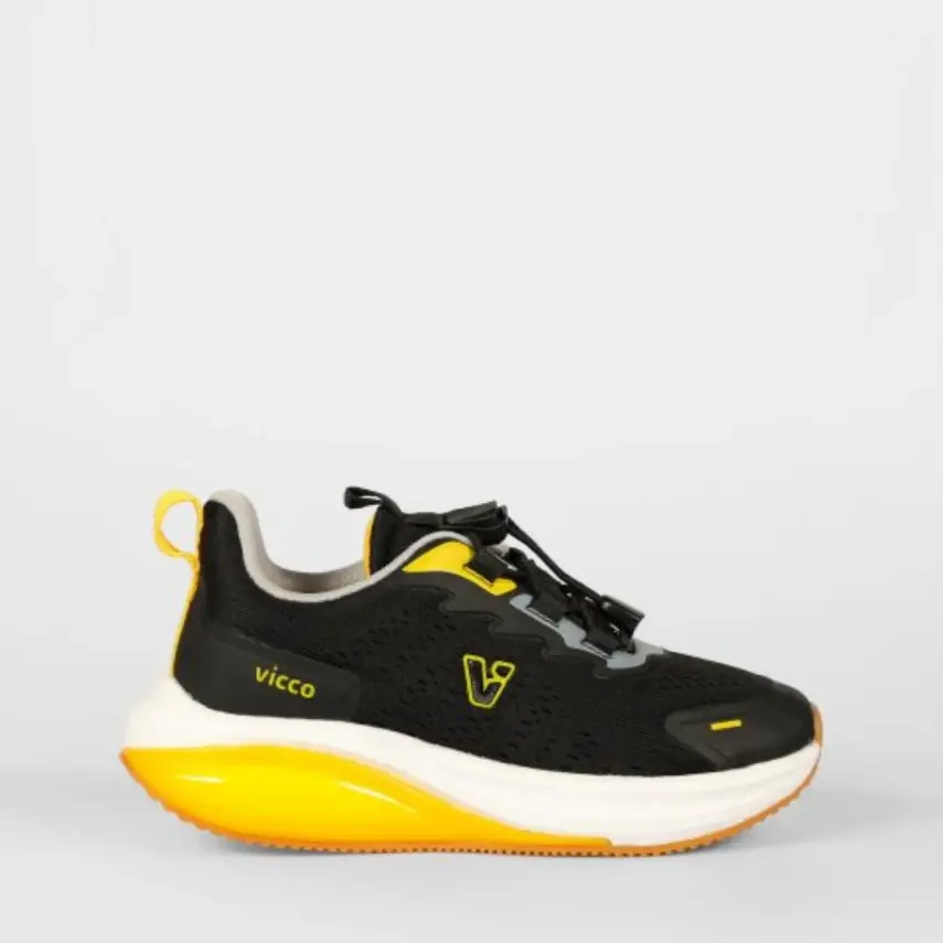 Vicco Knit Erkek Çocuk Ayakkabı Spor Filet Phylon Siyah - 1