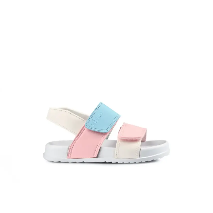 Vicco Krixi Çocuk Sandaleti Phylon Beyaz - Pembe - 3