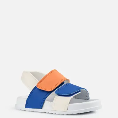 Vicco Krixi Erkek Bebek Patik Sandalet Phylon Beyaz - Saks (1)