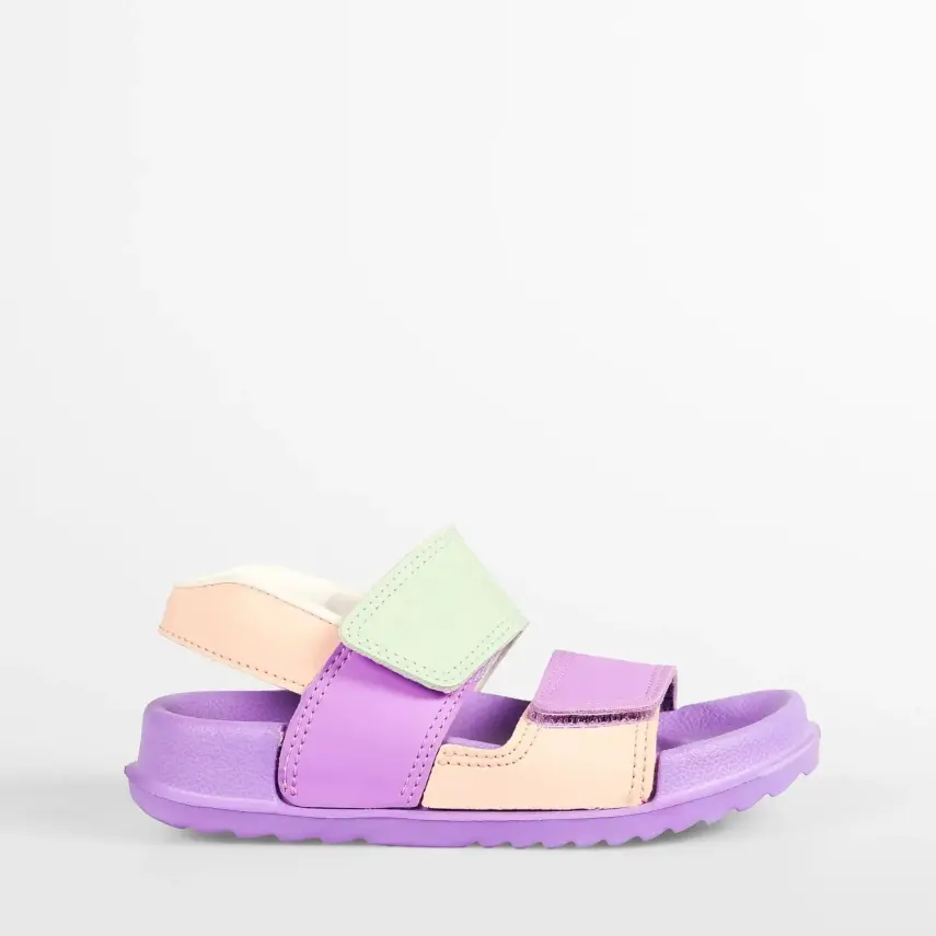 Vicco Krixi Kız Çocuk Sandalet Patik Phylon Lila - 1