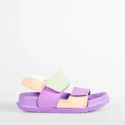 Vicco Krixi Kız Çocuk Sandalet Patik Phylon Lila - 11