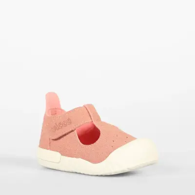 Vicco Loro II Kız Bebek Ayakkabı İlk Adım Pudra (1)