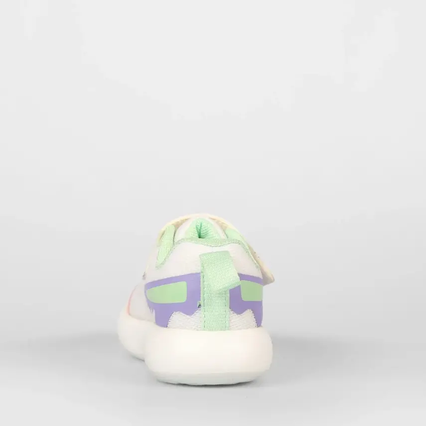 Vicco Melodic Ayakkabı Kız Bebek Spor Işıklı Phylon Beyaz - Lila - 11