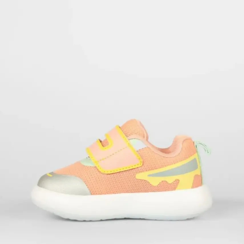 Vicco Melodic Kız Bebek Ayakkabı Spor Işıklı Phylon Pudra - 5