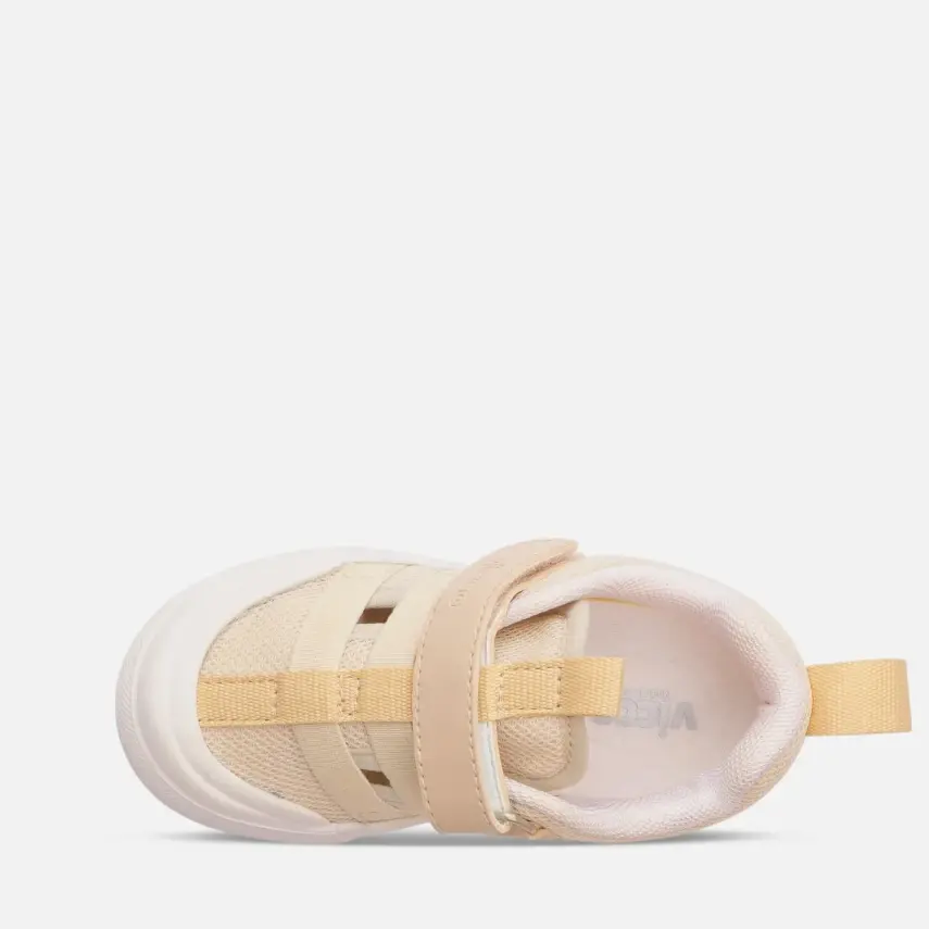 Vicco Momo Kız Bebek Işıklı Ayakkabı Bej - 4