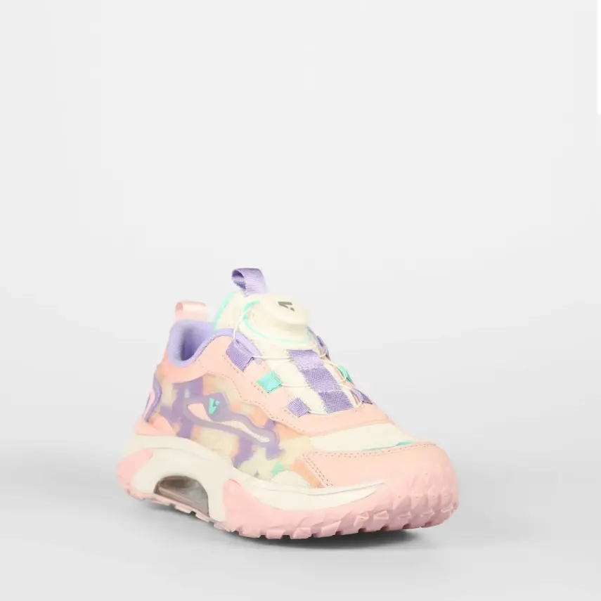 Vicco Odette Kız Çocuk Spor Ayakkabı Filet Phylon Pudra - 27