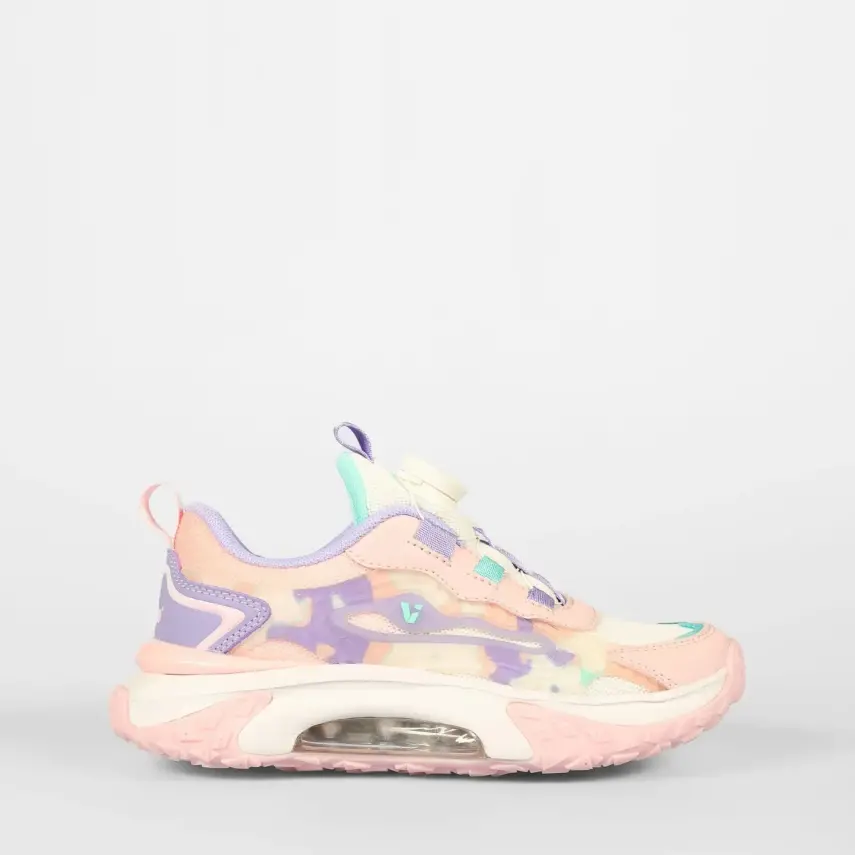 Vicco Odette Kız Çocuk Spor Ayakkabı Filet Phylon Pudra - 1