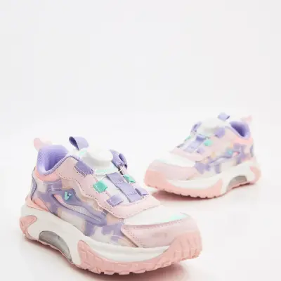 Vicco Odette Kız Çocuk Spor Ayakkabı Filet Phylon Pudra - 9