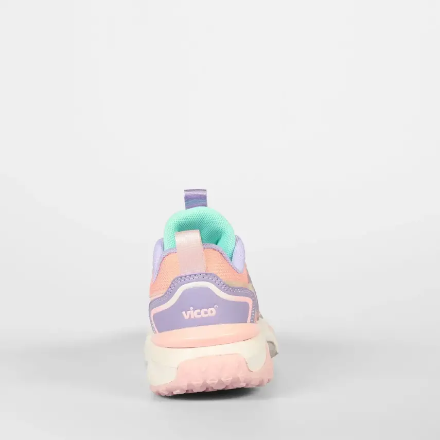 Vicco Odette Kız Çocuk Spor Ayakkabı Filet Phylon Pudra - 24