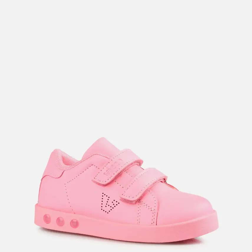 Vicco Oyo İlk Adım Işıklı Kız Bebek Spor Ayakkabı Pembe - 9