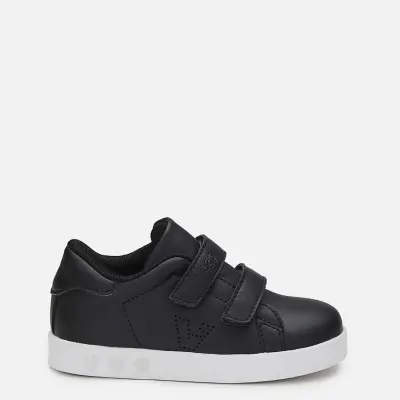 Vicco Oyo Işıklı Bebek Spor Ayakkabı Siyah - Beyaz Unisex - 1