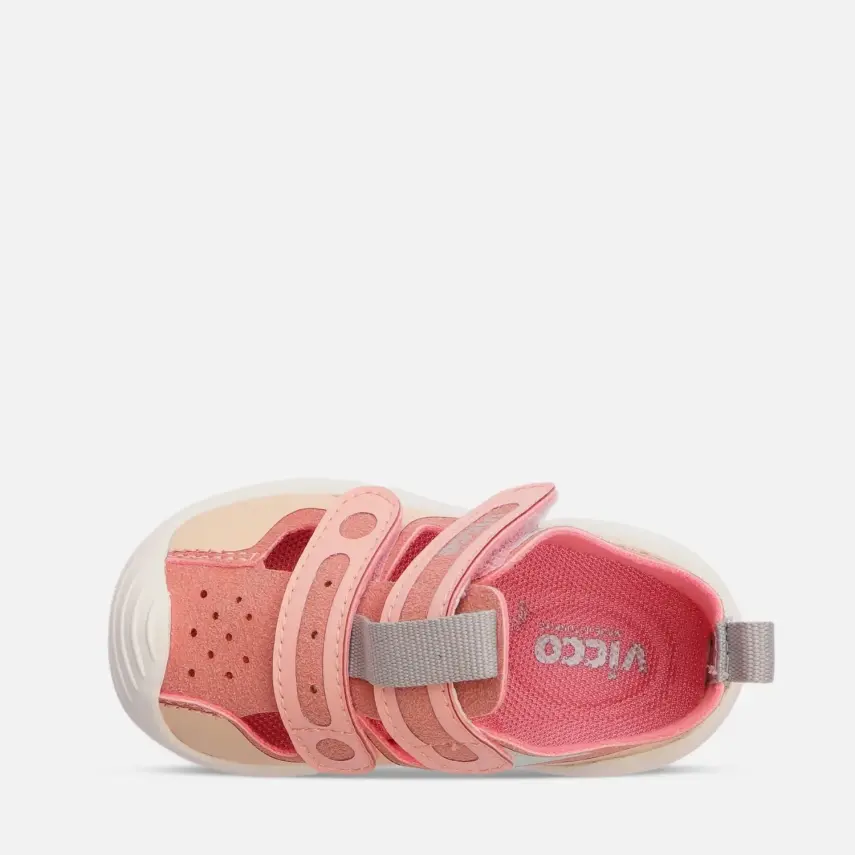 Vicco Riga Kız Bebek Ayakkabı İlk Adım Pudra - 4