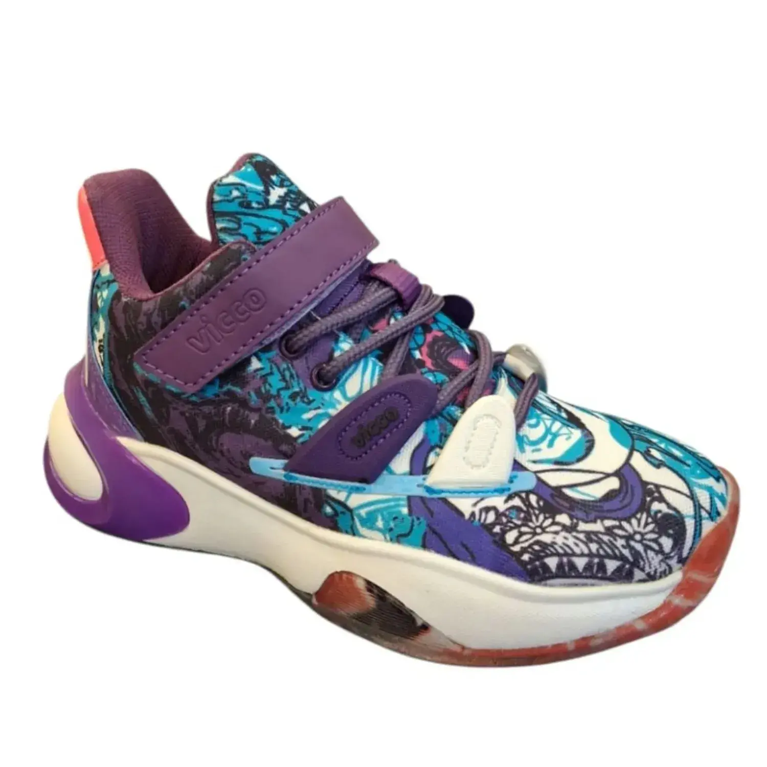 Vicco Universe Basketbol Ayakkabı Filet Phylon Mor