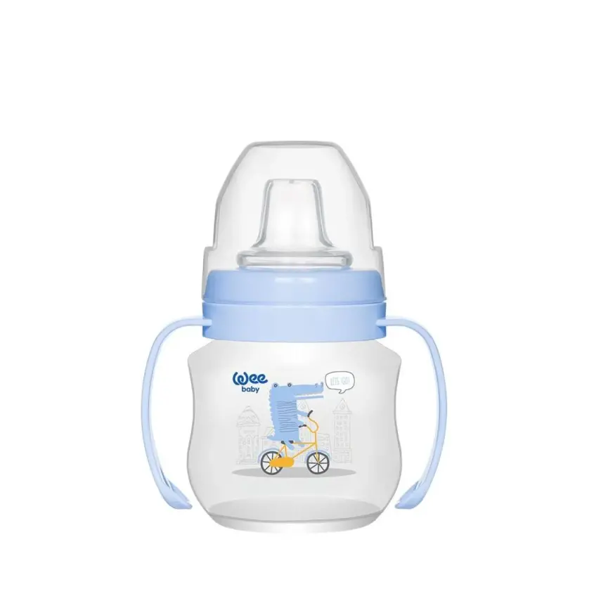 Wee Baby Antikolik Akıtmaz Kulplu PP Bardak 125 ml - 3