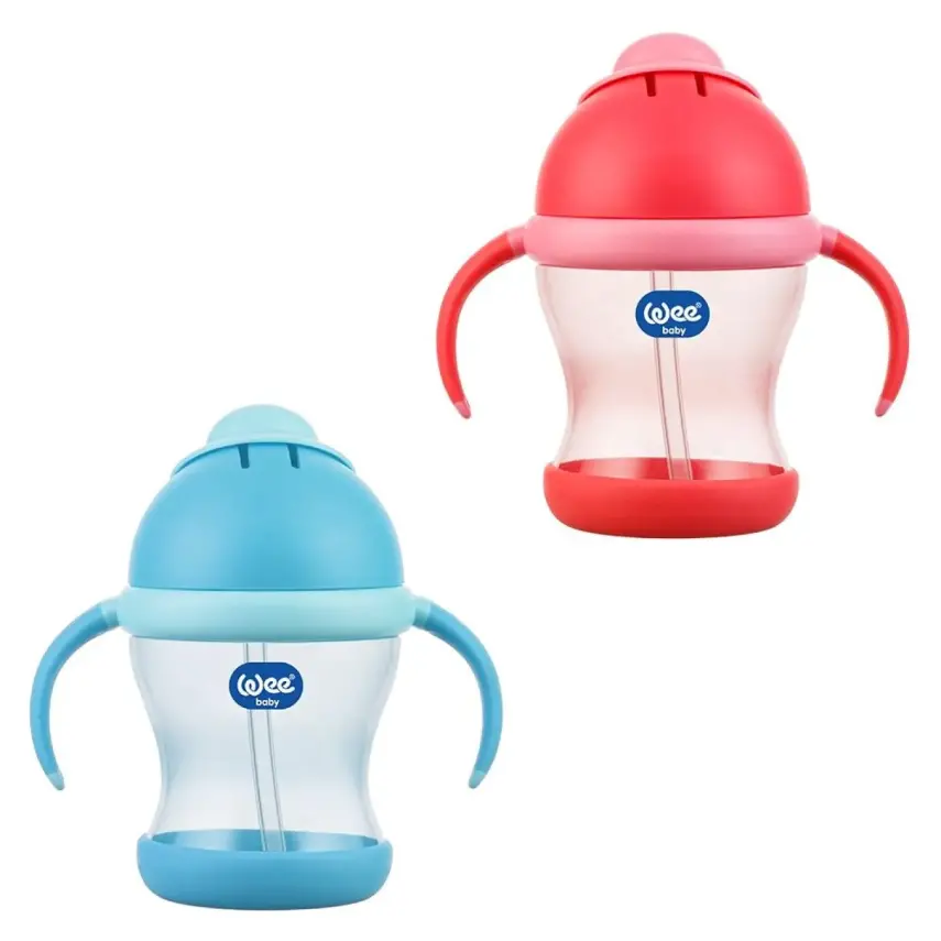 Wee Baby Antikolik Akıtmaz Kulplu PP Bardak 200 ml - 1