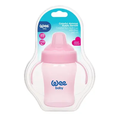 Wee Baby Colorful Akıtmaz PP Alıştırma Bardağı 240 ml - 10