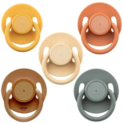 Wee Baby Cool Yuvarlak Uçlu Silikon Emzik No:2 6-18 Ay 