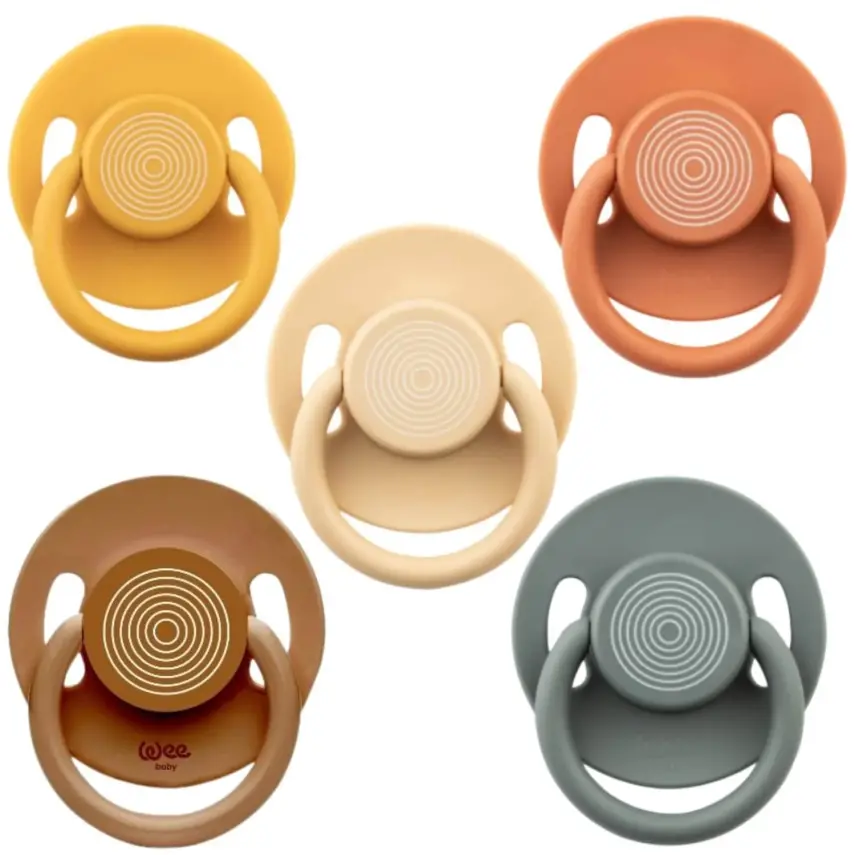 Wee Baby Cool Yuvarlak Uçlu Silikon Emzik No:2 6-18 Ay - 1