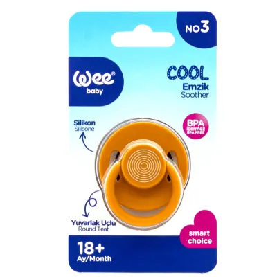 Wee Baby Cool Yuvarlak Uçlu Silikon Emzik No:3 18+ Ay - 7