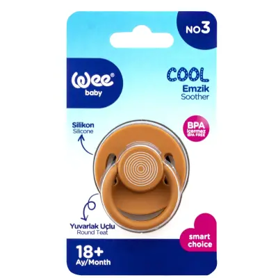 Wee Baby Cool Yuvarlak Uçlu Silikon Emzik No:3 18+ Ay - 13