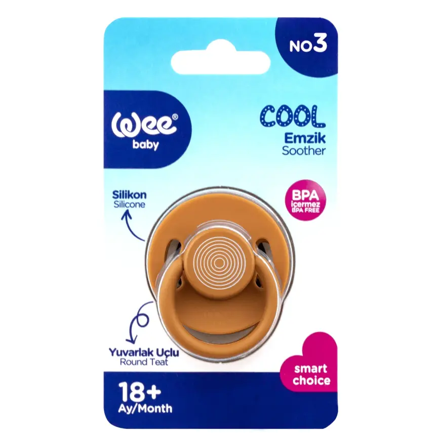 Wee Baby Cool Yuvarlak Uçlu Silikon Emzik No:3 18+ Ay - 13
