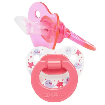 Wee Baby Damaklı Emzik 2li 6-18 Ay
