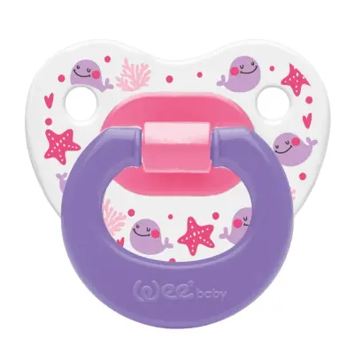 Wee Baby Desenli Gövdeli Damaklı Emzik 6+ Ay - 10