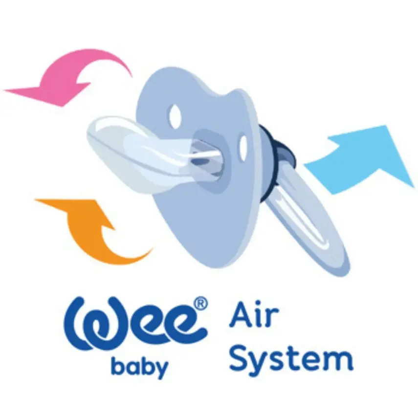 Wee Baby Desenli Gövdeli Damaklı Emzik 6+ Ay - 7