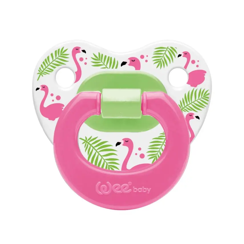 Wee Baby Desenli Gövdeli Damaklı Emzik 6+ Ay - 3