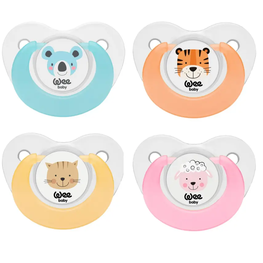 Wee Baby Emzik 2li Sevimli Hayvanlar No:2 - 2