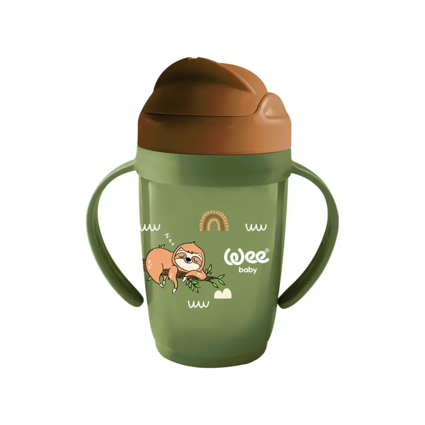 Wee Baby Friends Kulplu Pipetli Bardak 265 ml - 8